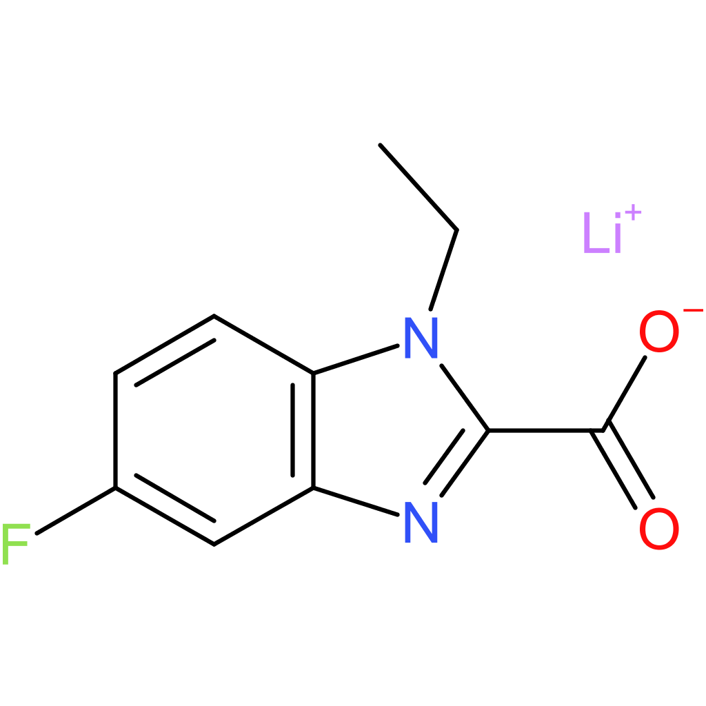 Lithium 1-ethyl-5-fluoro-1H-benzo[d]imidazole-2-carboxylate