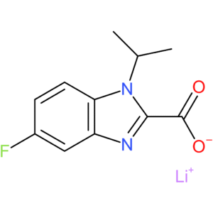 Lithium 5-fluoro-1-isopropyl-1H-benzo[d]imidazole-2-carboxylate