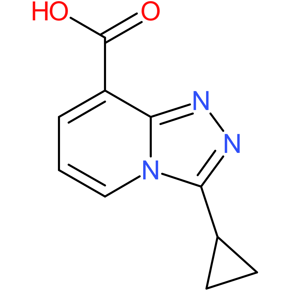 3-Cyclopropyl-[1,2,4]triazolo[4,3-a]pyridine-8-carboxylic acid