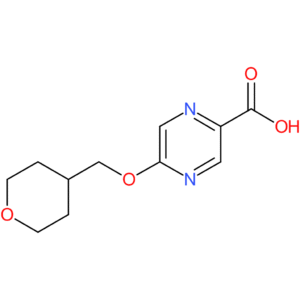 5-[(Tetrahydro-2H-pyran-4-yl)methoxy]pyrazine-2-carboxylic acid