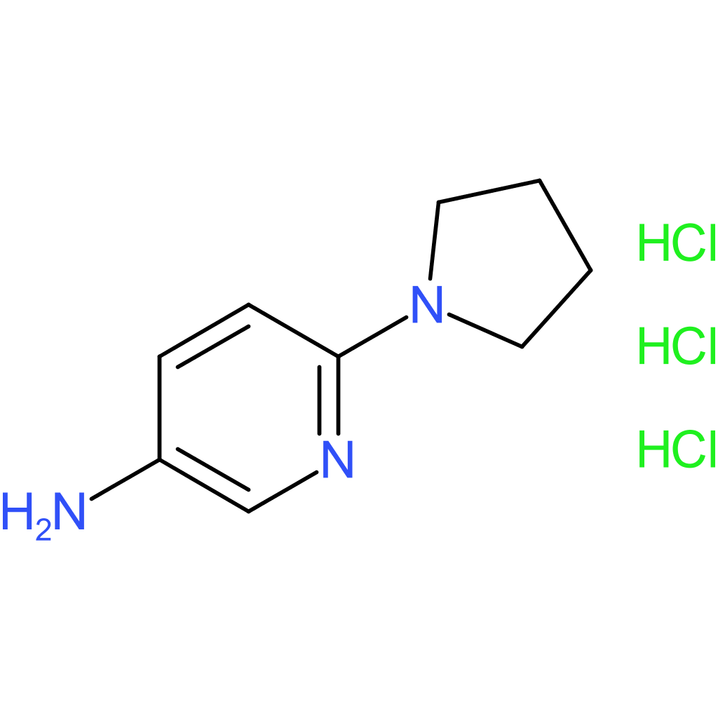 6-(Pyrrolidin-1-yl)pyridin-3-amine trihydrochloride