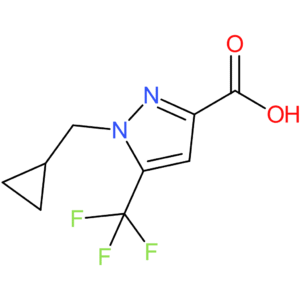 1-(Cyclopropylmethyl)-5-(trifluoromethyl)-1H-pyrazole-3-carboxylic acid