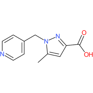5-Methyl-1-(pyridin-4-ylmethyl)-1H-pyrazole-3-carboxylic acid