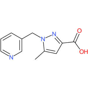 5-Methyl-1-(pyridin-3-ylmethyl)-1H-pyrazole-3-carboxylic acid