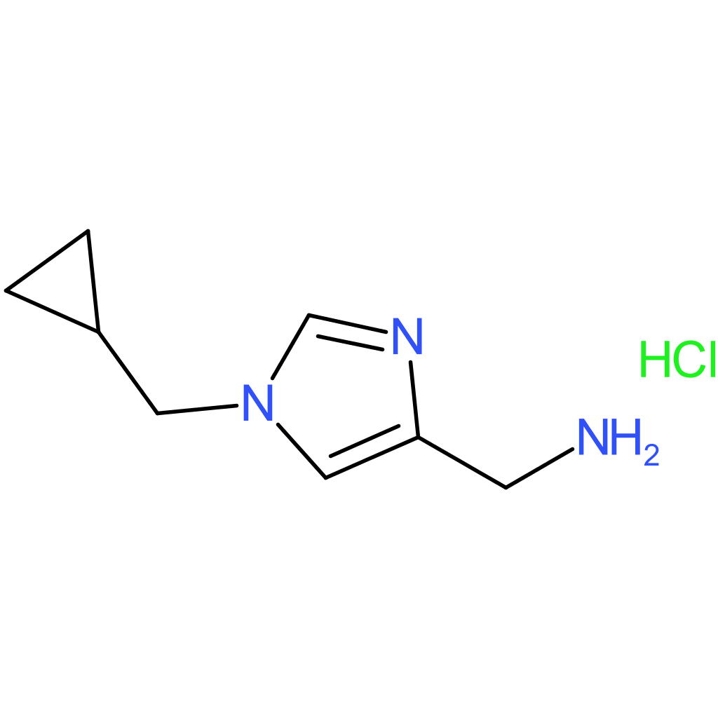 [1-(Cyclopropylmethyl)-1H-imidazol-4-yl]methanamine hydrochloride