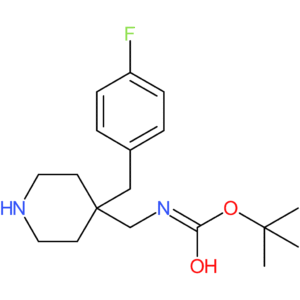 tert-Butyl [4-(4-fluorobenzyl)piperidin-4-yl]methylcarbamate