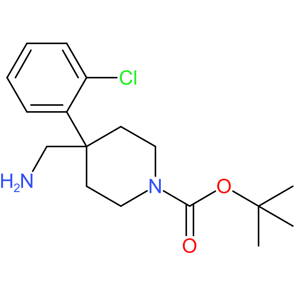 tert-Butyl 4-(aminomethyl)-4-(2-chlorophenyl)piperidine-1-carboxylate