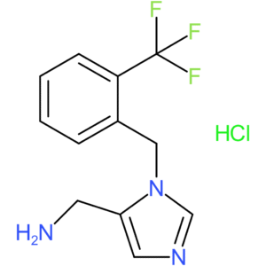 {1-[2-(Trifluoromethyl)benzyl]-1H-imidazol-5-yl}methanamine hydrochloride