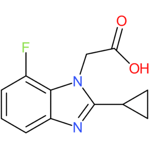 2-{2-Cyclopropyl-7-fluoro-1H-benzo[d]imidazol-1-yl}acetic acid