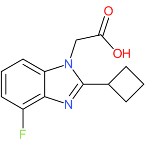 2-{2-Cyclobutyl-4-fluoro-1H-benzo[d]imidazol-1-yl}acetic acid