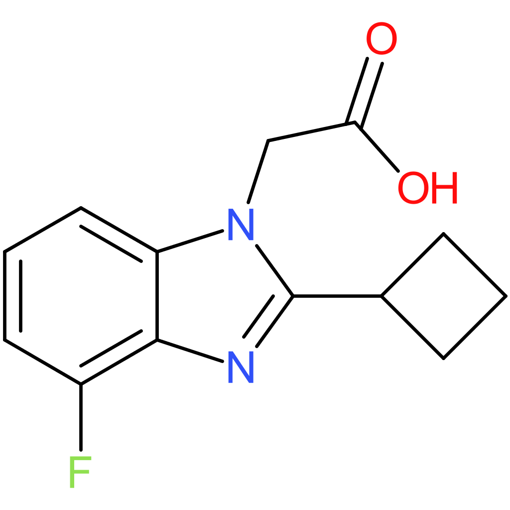 2-{2-Cyclobutyl-4-fluoro-1H-benzo[d]imidazol-1-yl}acetic acid