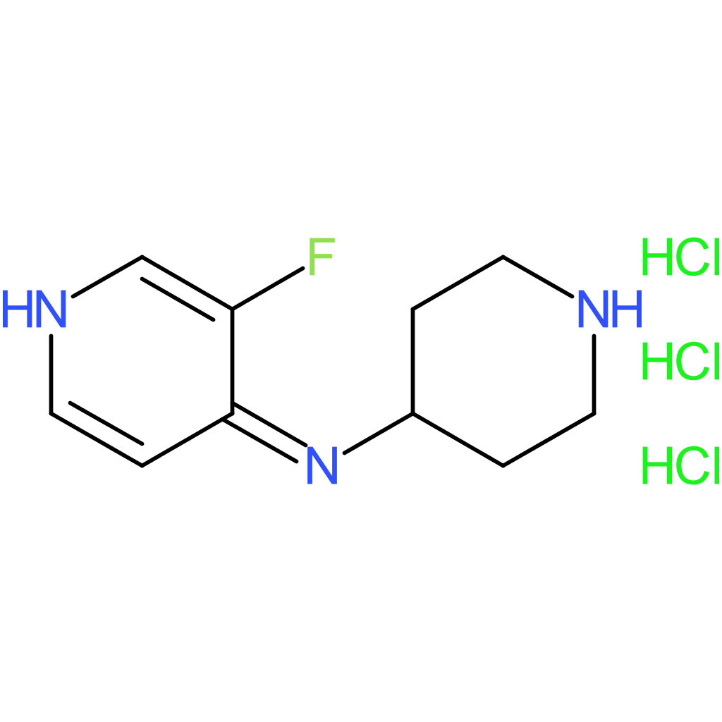 3-Fluoro-N-(piperidin-4-yl)pyridin-4-amine trihydrochloride