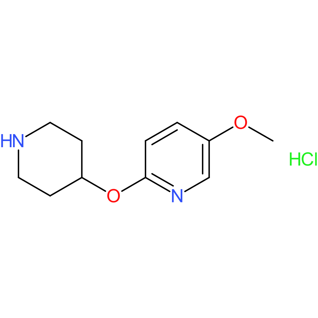 5-Methoxy-2-(piperidin-4-yloxy)pyridine hydrochloride