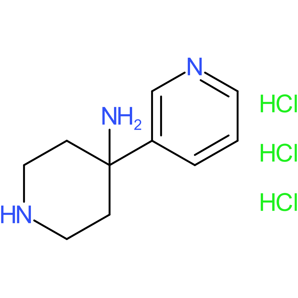 4-(Pyridin-3-yl)piperidin-4-amine trihydrochloride