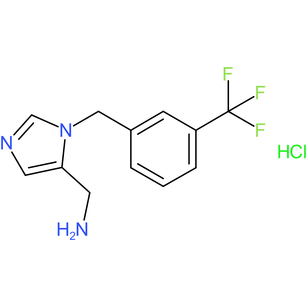 {1-[3-(Trifluoromethyl)benzyl]-1H-imidazol-5-yl}methanamine hydrochloride