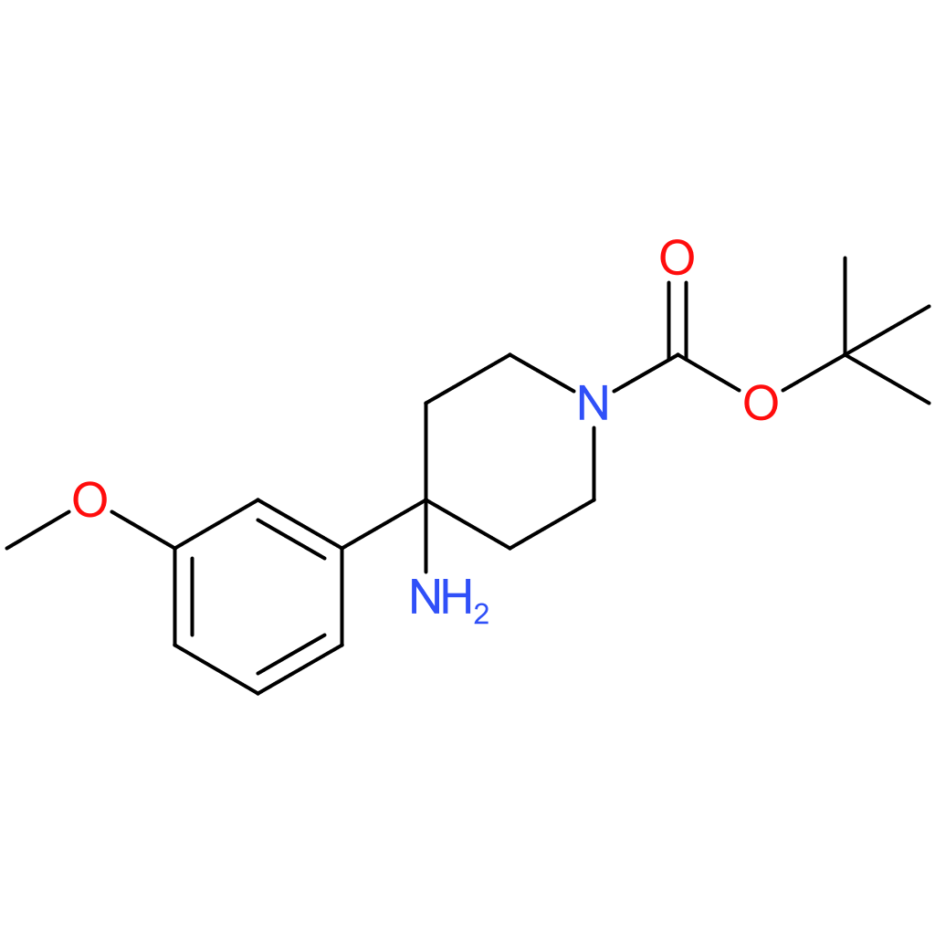 tert-Butyl 4-amino-4-(3-methoxyphenyl)piperidine-1-carboxylate