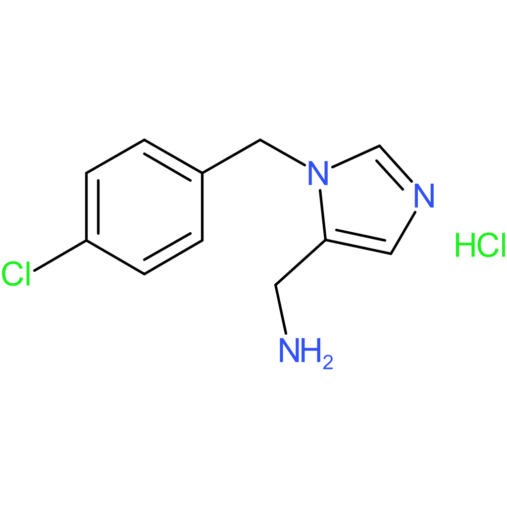 [1-(4-Chlorobenzyl)-1H-imidazol-5-yl]methanamine hydrochloride