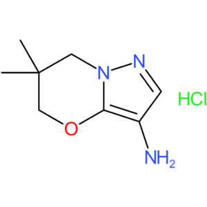 6,6-Dimethyl-6,7-dihydro-5H-pyrazolo[5,1-b][1,3]oxazin-3-amine hydrochloride