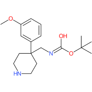 tert-Butyl [4-(3-methoxyphenyl)piperidin-4-yl]methylcarbamate