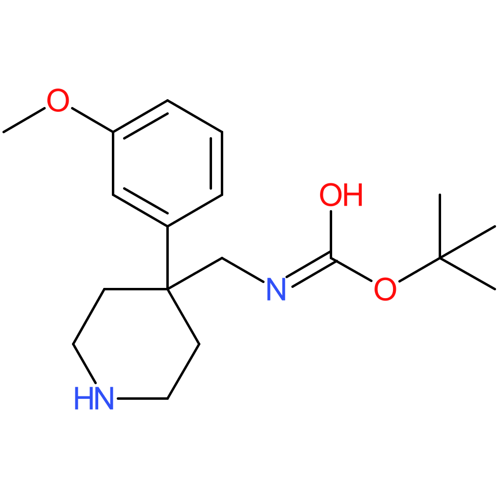 tert-Butyl [4-(3-methoxyphenyl)piperidin-4-yl]methylcarbamate