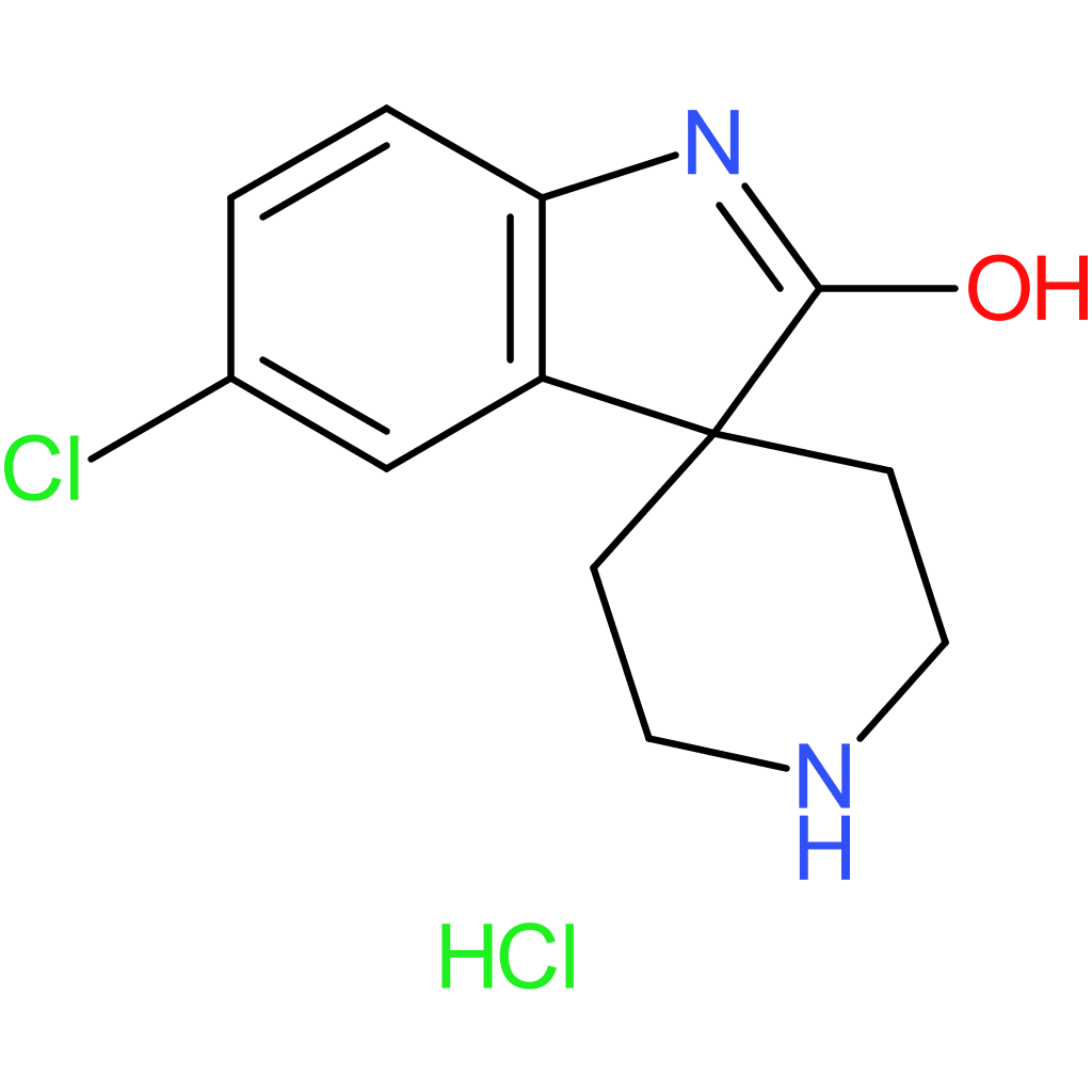 5-Chloro-1,2-dihydrospiro[indole-3,4′-piperidine]-2-one hydrochloride