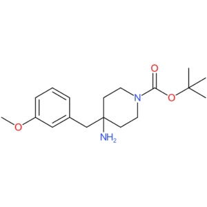 tert-Butyl 4-amino-4-(3-methoxybenzyl)piperidine-1-carboxylate