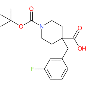 1-(tert-Butoxycarbonyl)-4-(3-fluorobenzyl)piperidine-4-carboxylic acid