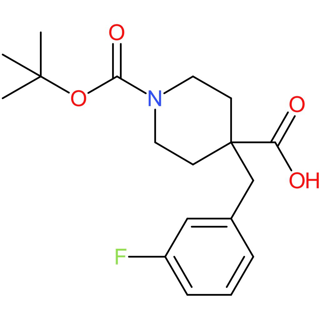 1-(tert-Butoxycarbonyl)-4-(3-fluorobenzyl)piperidine-4-carboxylic acid