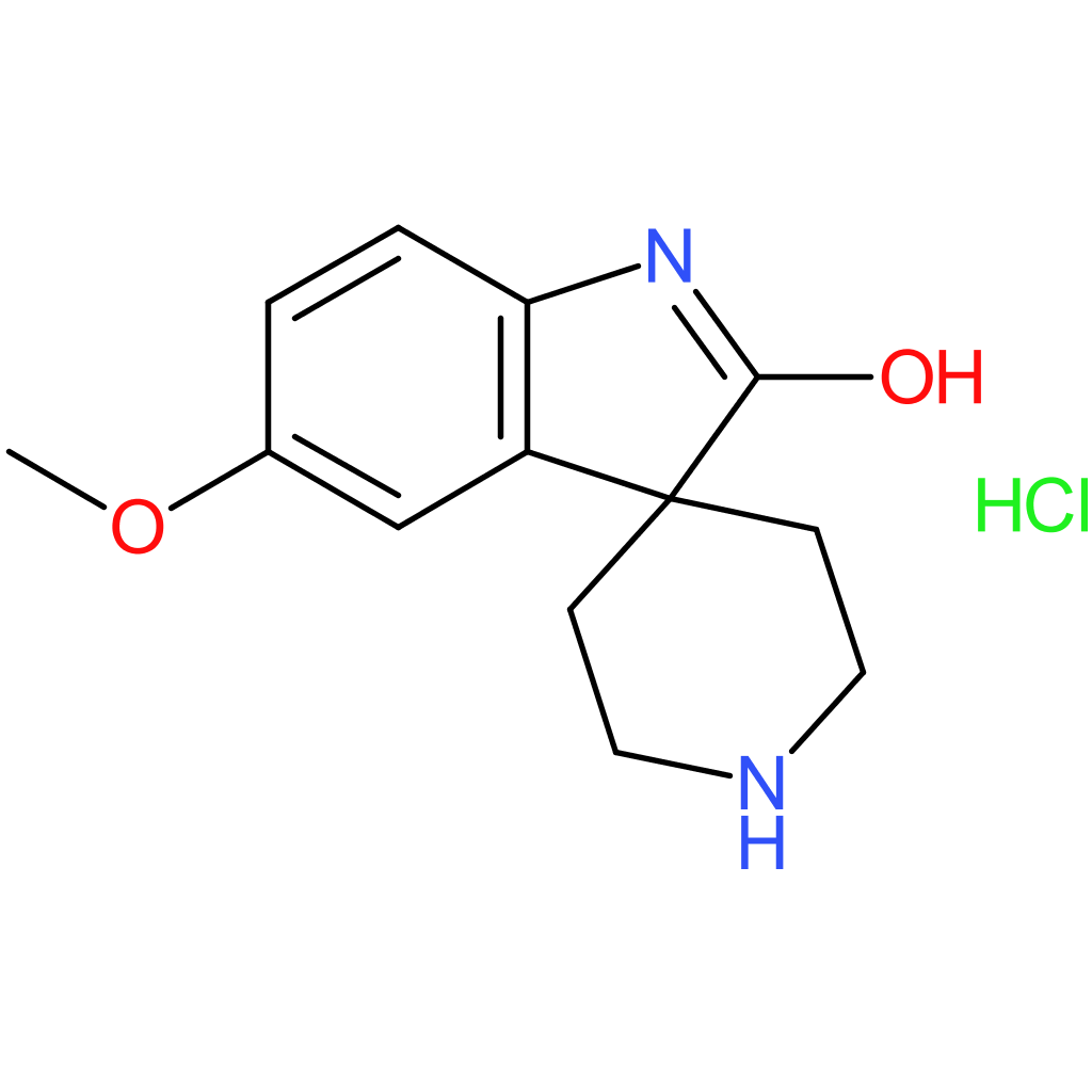 5-Methoxy-1,2-dihydrospiro[indole-3,4′-piperidine]-2-one hydrochloride