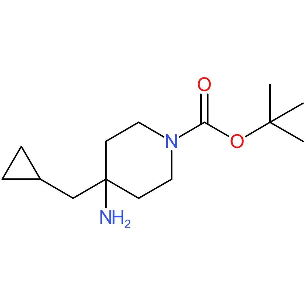 tert-Butyl 4-amino-4-(cyclopropylmethyl)piperidine-1-carboxylate