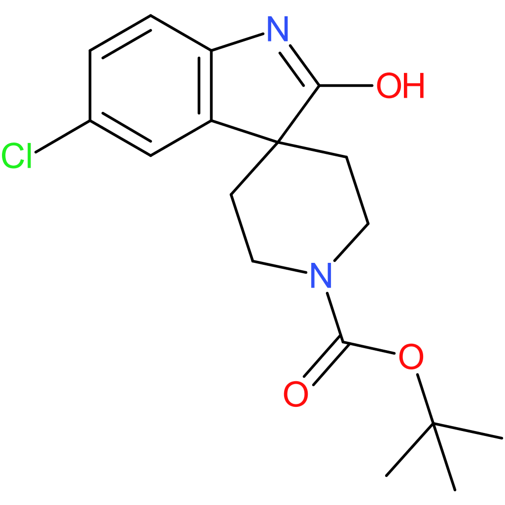 tert-Butyl 5-chloro-2-oxo-1,2-dihydrospiro[indole-3,4′-piperidine]-1′-carboxylate