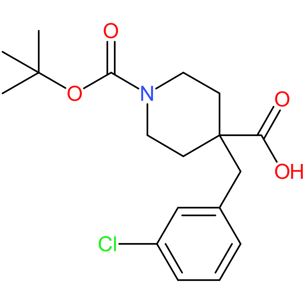 1-(tert-Butoxycarbonyl)-4-(3-chlorobenzyl)piperidine-4-carboxylic acid