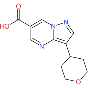 3-(Tetrahydro-2H-pyran-4-yl)pyrazolo[1,5-a]pyrimidine-6-carboxylic acid