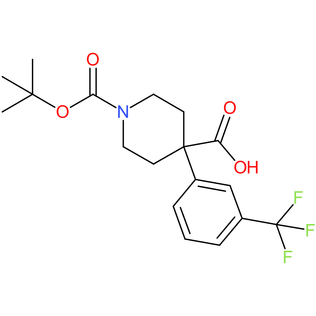 1-(tert-Butoxycarbonyl)-4-[3-(trifluoromethyl)phenyl]piperidine-4-carboxylic acid