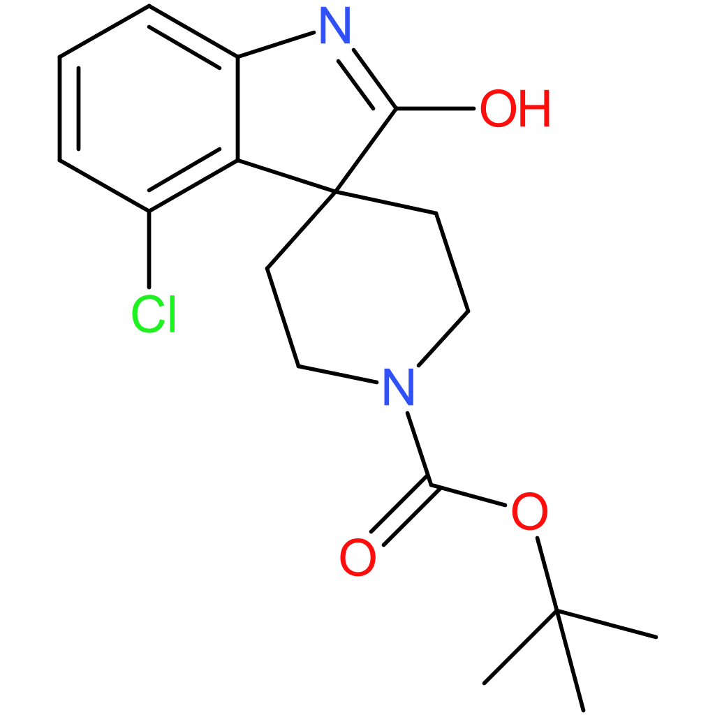 tert-Butyl 4-chloro-2-oxo-1,2-dihydrospiro[indole-3,4′-piperidine]-1′-carboxylate