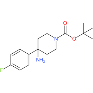 tert-Butyl 4-amino-4-(4-fluorophenyl)piperidine-1-carboxylate