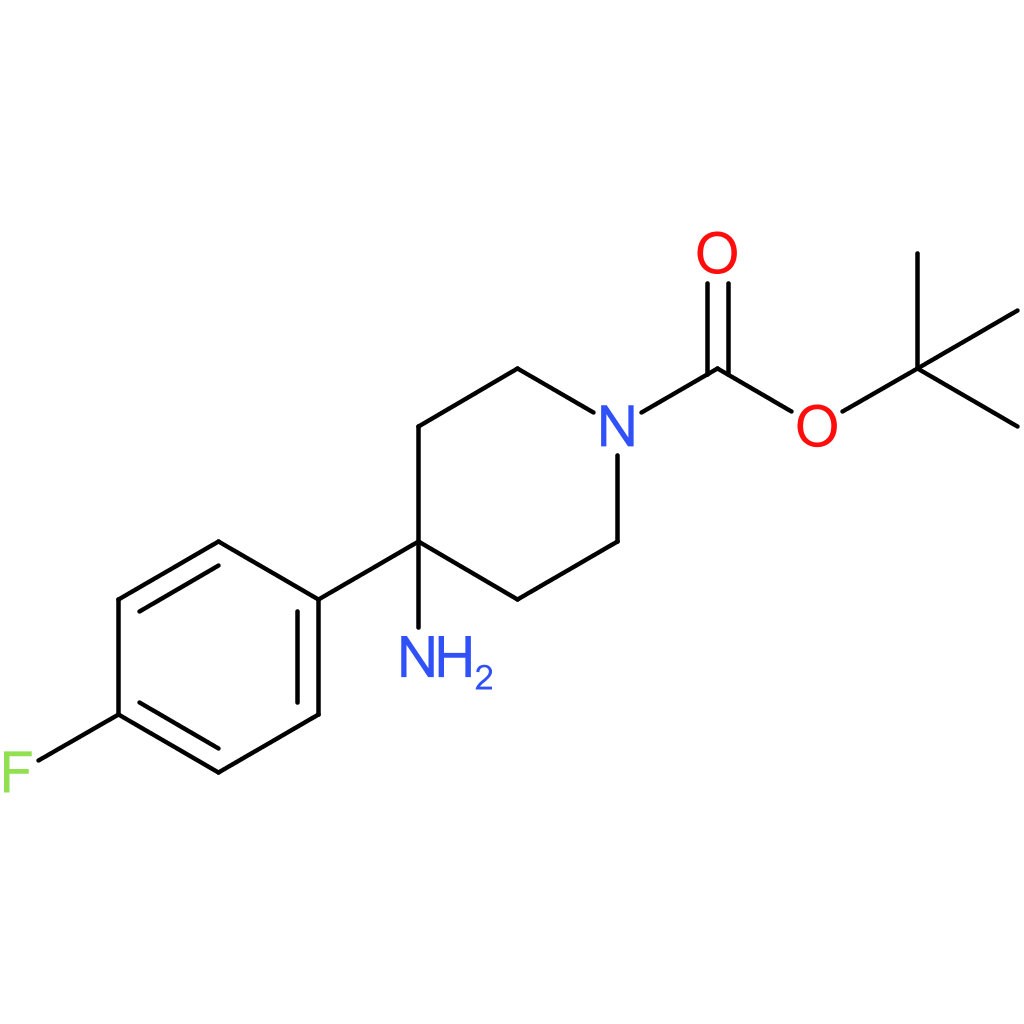 tert-Butyl 4-amino-4-(4-fluorophenyl)piperidine-1-carboxylate