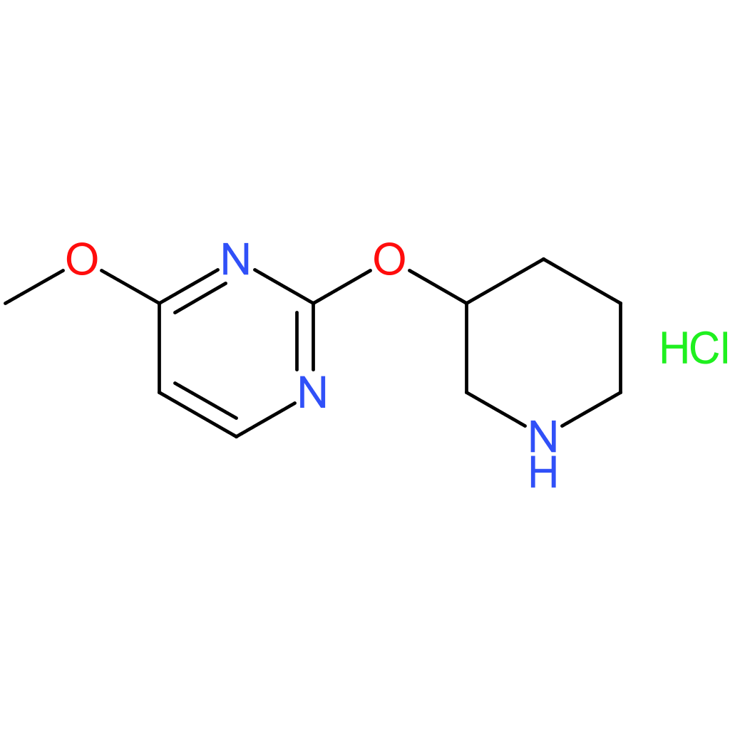4-Methoxy-2-(piperidin-3-yloxy)pyrimidine hydrochloride