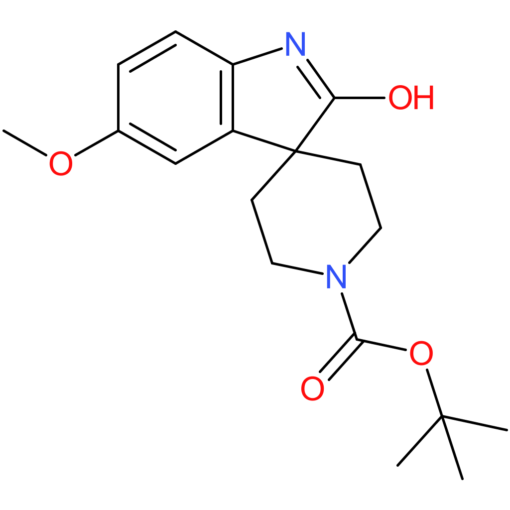 tert-Butyl 5-methoxy-2-oxo-1,2-dihydrospiro[indole-3,4′-piperidine]-1′-carboxylate