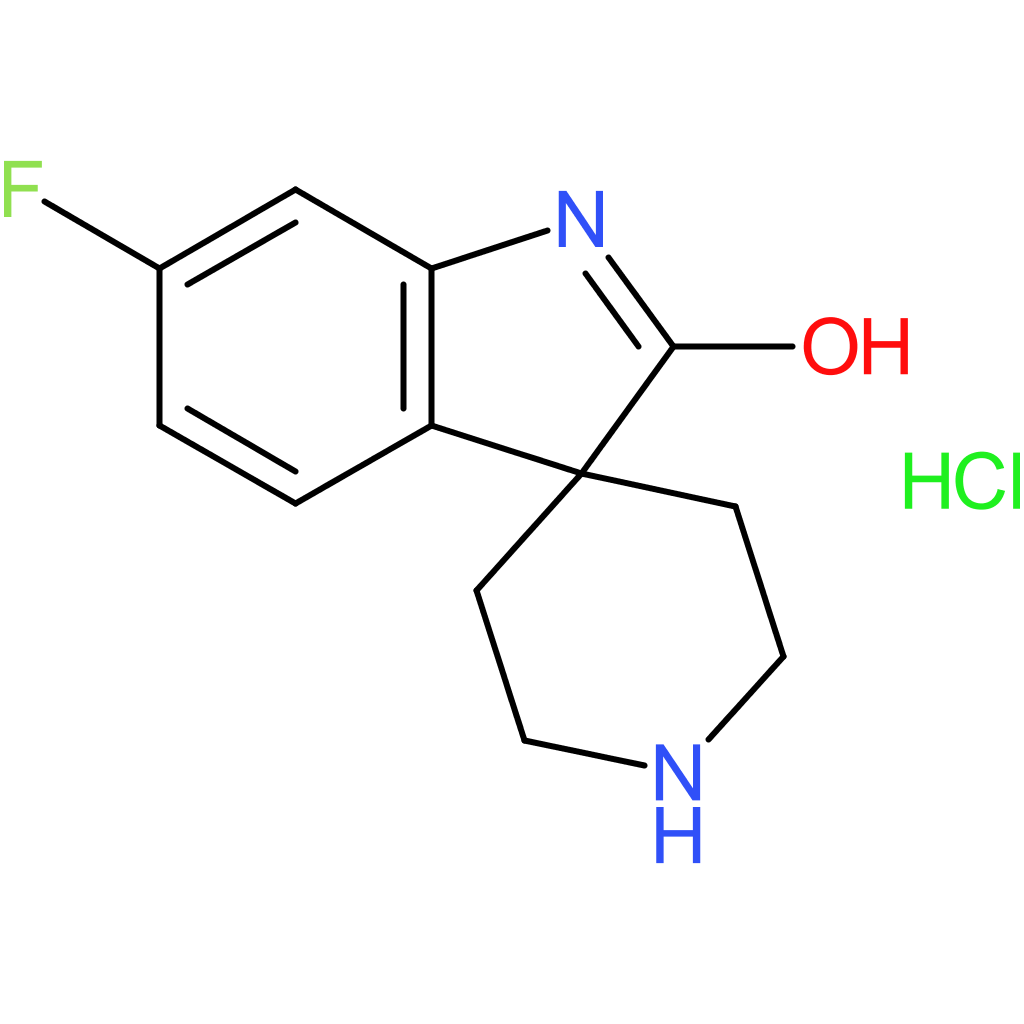 6-Fluoro-1,2-dihydrospiro[indole-3,4′-piperidine]-2-one hydrochloride
