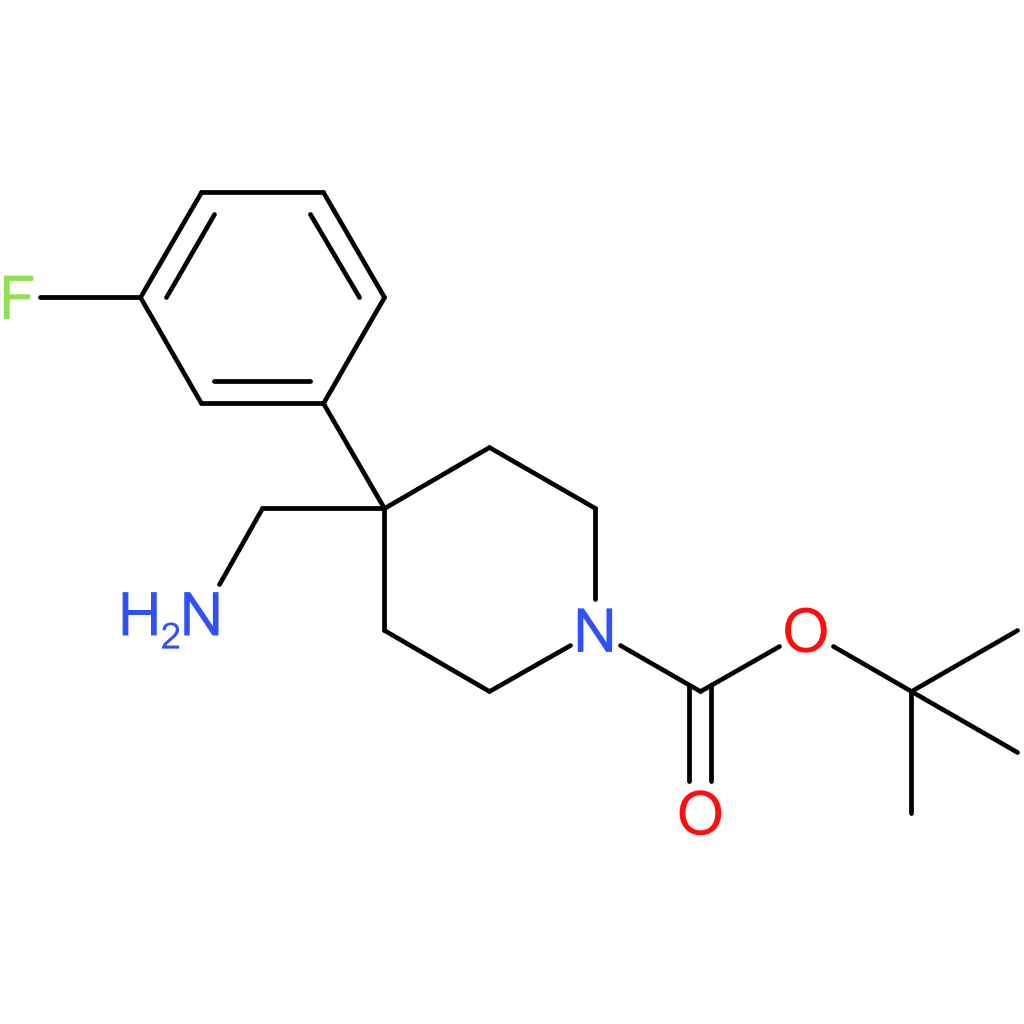 tert-Butyl 4-(aminomethyl)-4-(3-fluorophenyl)piperidine-1-carboxylate
