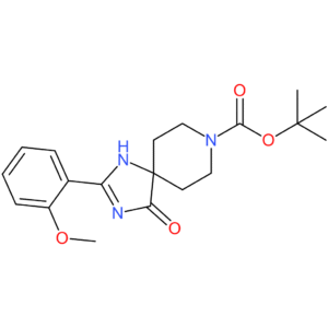 tert-Butyl 2-(2-methoxyphenyl)-4-oxo-1,3,8-triazaspiro[4.5]dec-1-ene-8-carboxylate