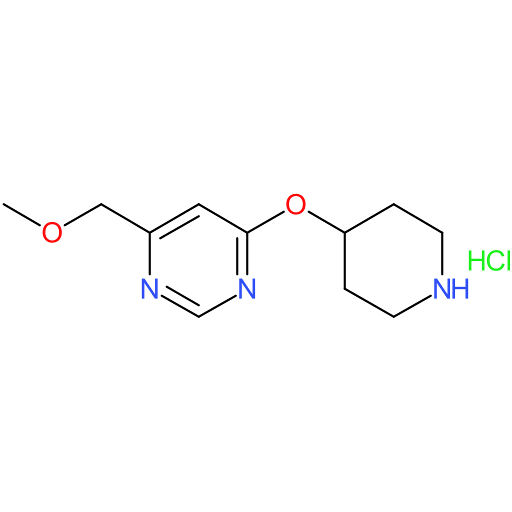 4-(Methoxymethyl)-6-(piperidin-4-yloxy)pyrimidine hydrochloride