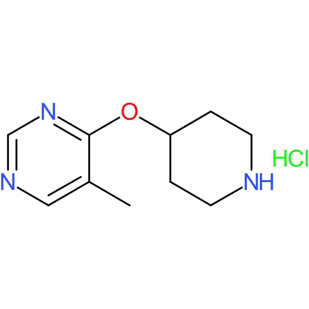 5-Methyl-4-(piperidin-4-yloxy)pyrimidine hydrochloride