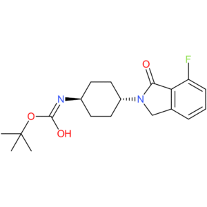 tert-Butyl (1R*,4R*)-4-(7-fluoro-1-oxoisoindolin-2-yl)cyclohexylcarbamate