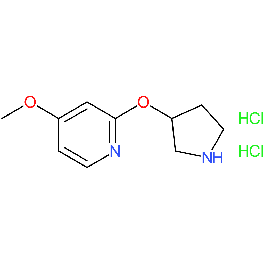 4-Methoxy-2-(pyrrolidin-3-yloxy)pyridine dihydrochloride
