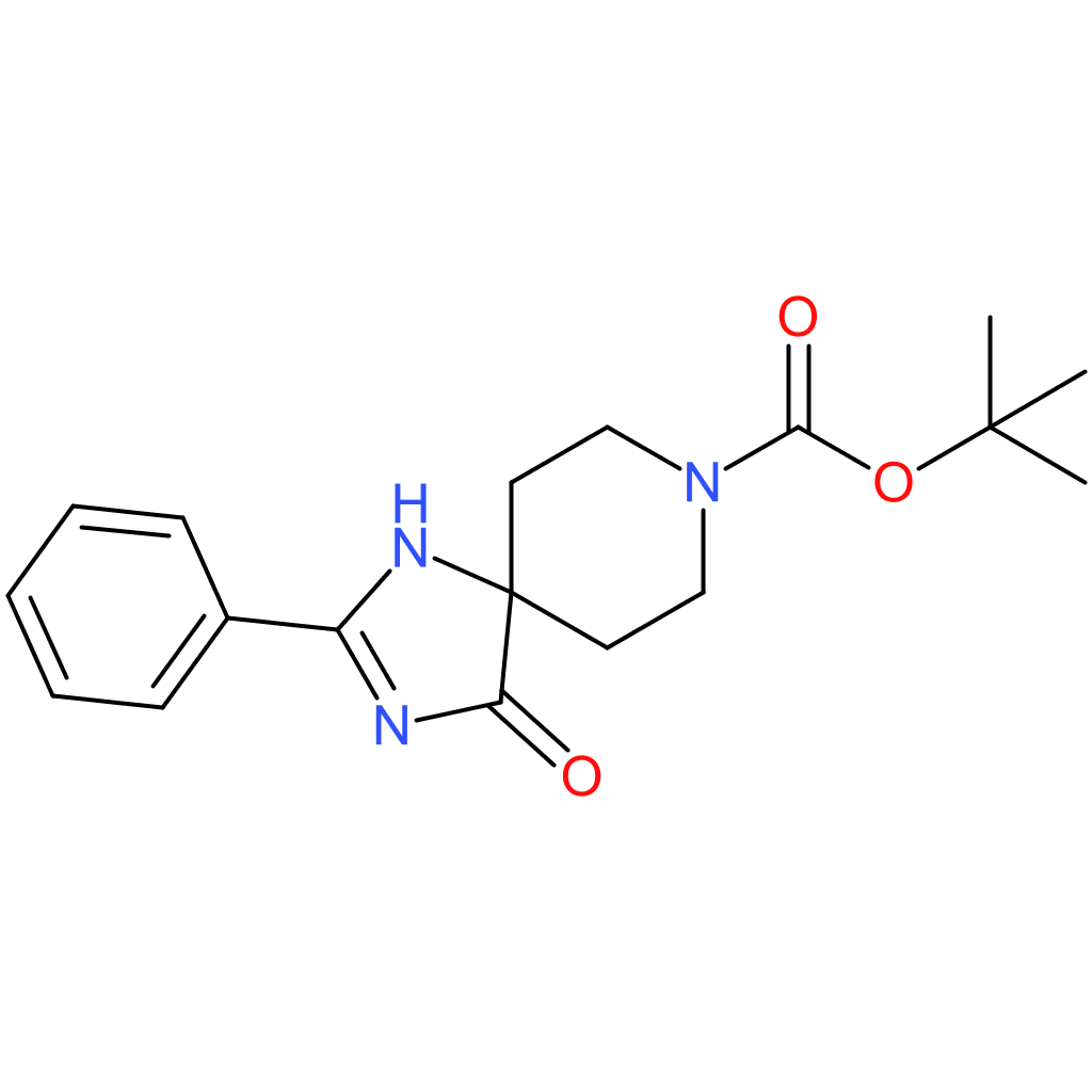 tert-Butyl 4-oxo-2-phenyl-1,3,8-triazaspiro[4.5]dec-1-ene-8-carboxylate