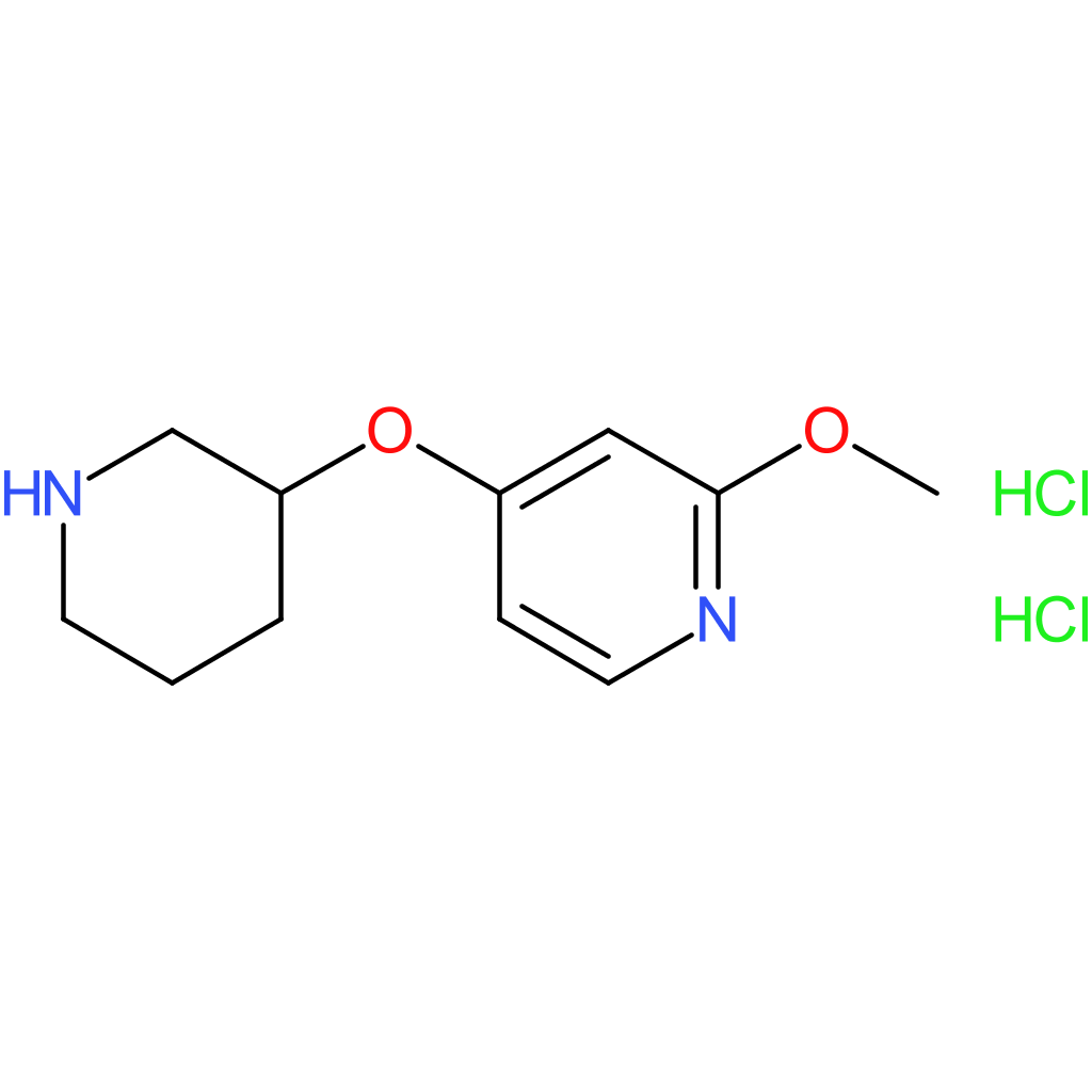 2-Methoxy-4-(piperidin-3-yloxy)pyridine dihydrochloride