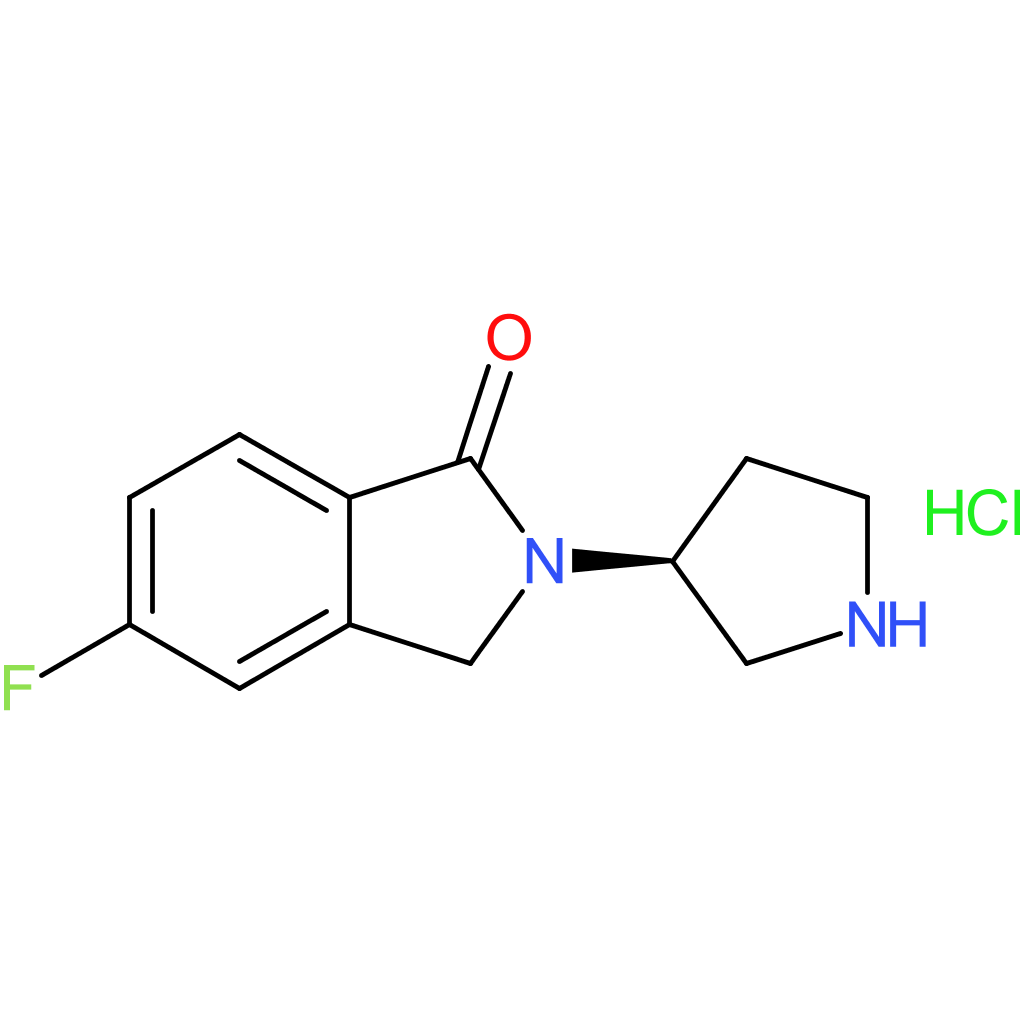 (S)-5-Fluoro-2-(pyrrolidin-3-yl)isoindolin-1-one hydrochloride