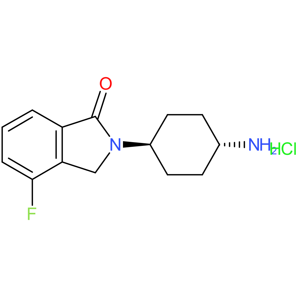 2-[(1R*,4R*)-4-Aminocyclohexyl]-4-fluoroisoindolin-1-one hydrochloride